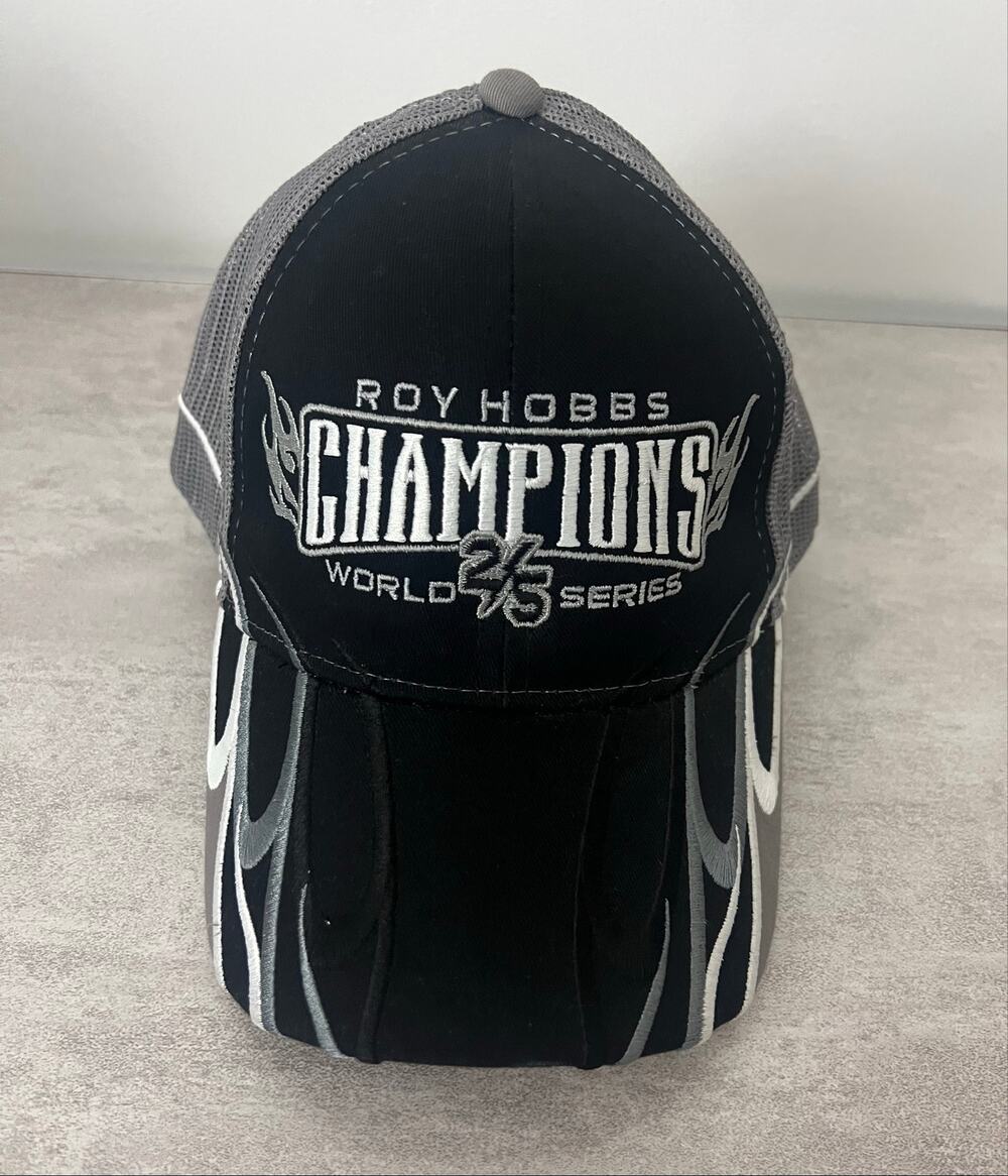 Roy Hobbs Champions World Series 2005 Mesh Trucker Baseball Hat Snapback